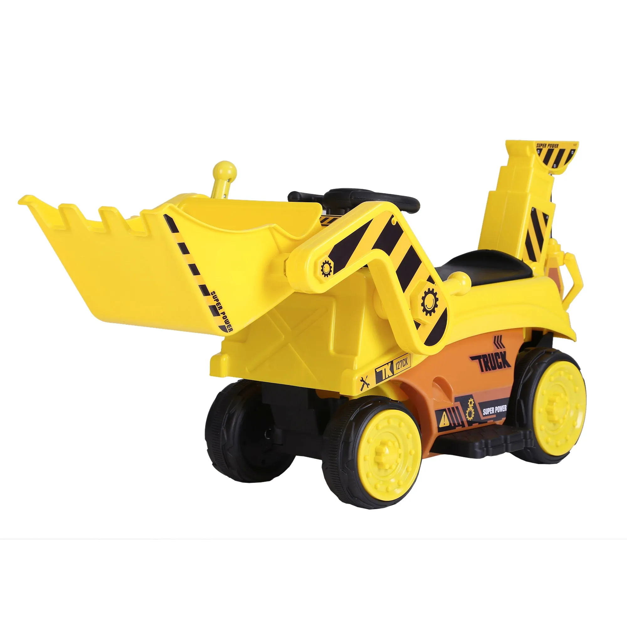 RiiRoo 6V Ride On Construction Truck Digger