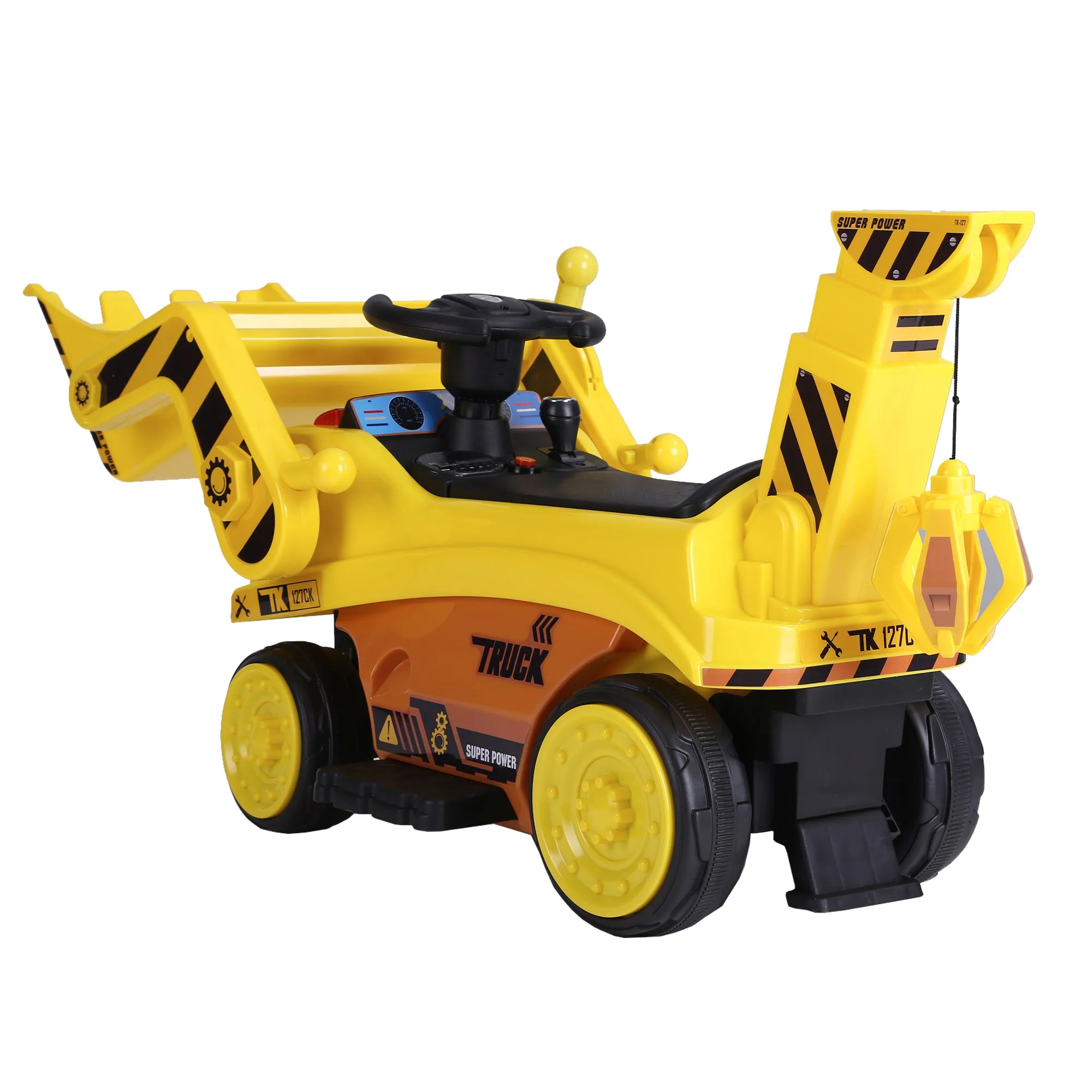 RiiRoo 6V Ride On Construction Truck Digger