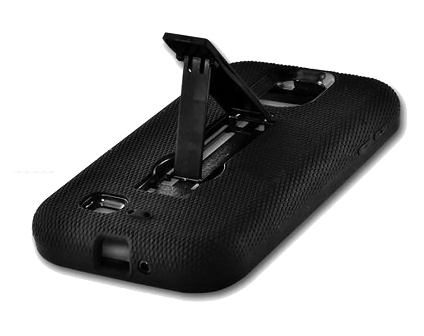 Samsung Galaxy S4 Hard Case w/ Kickstand (Black)