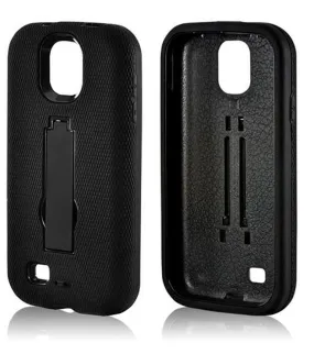 Samsung Galaxy S4 Hard Case w/ Kickstand (Black)