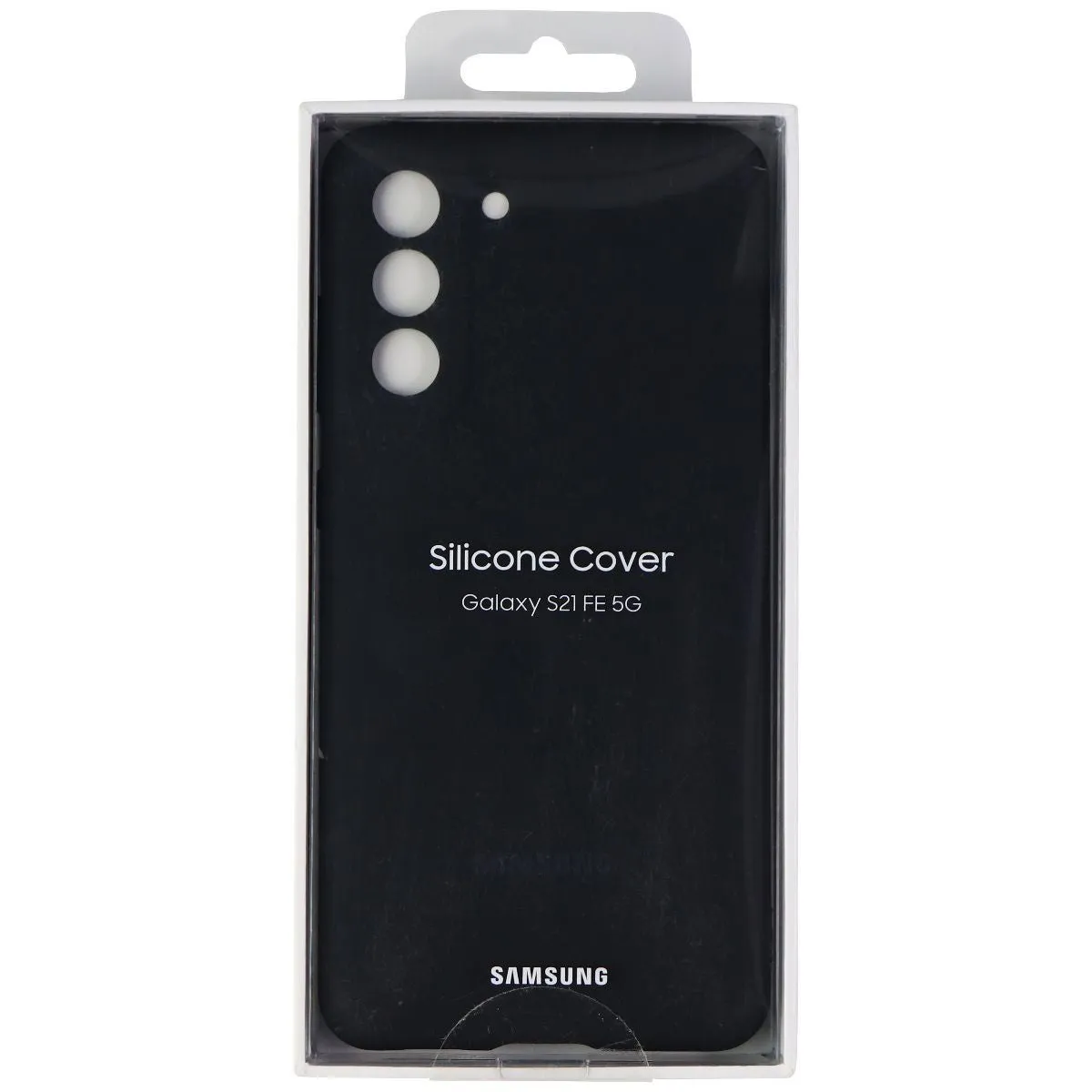 Samsung Official Silicone Cover for Galaxy S21 FE 5G - Black