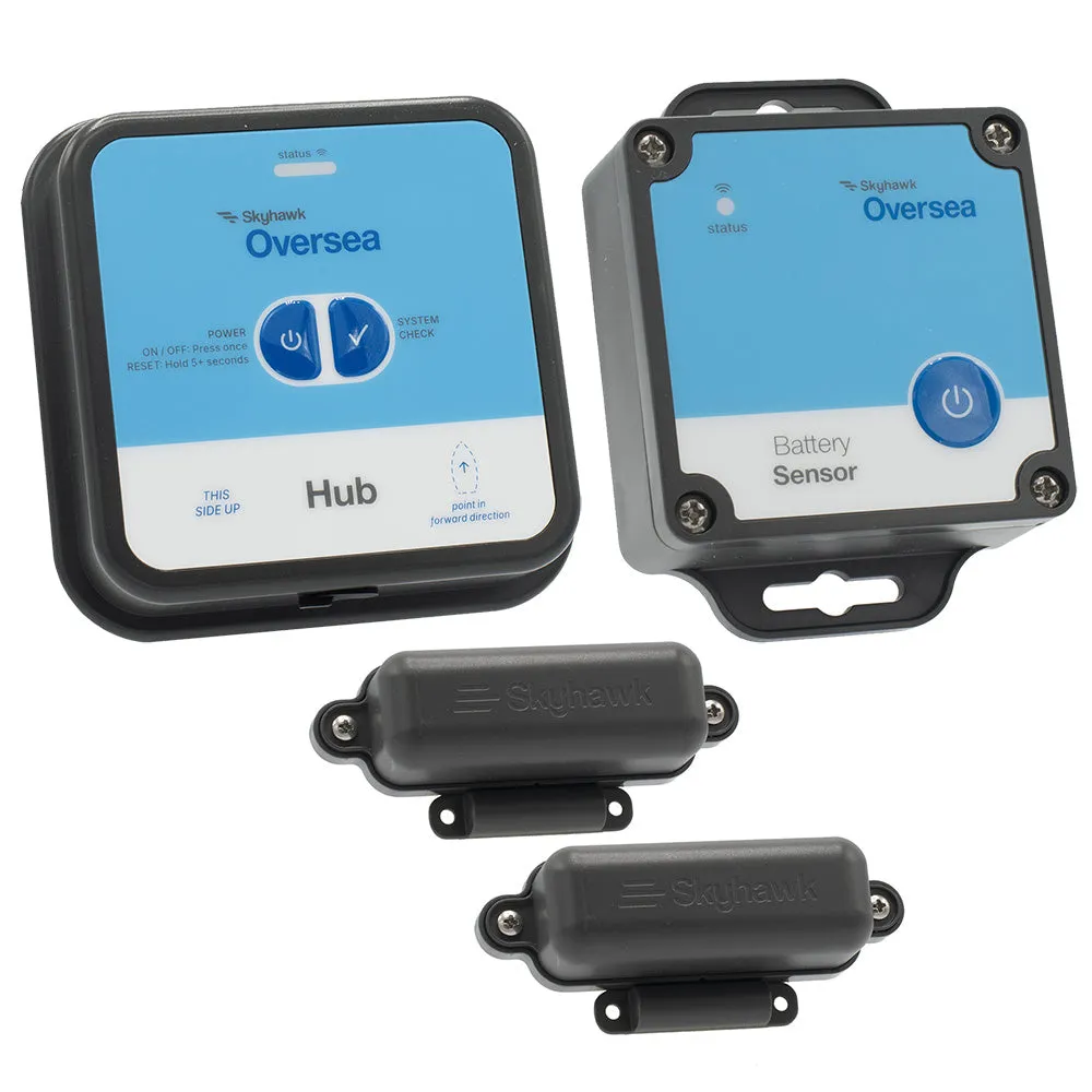 Skyhawk Oversea Pontoon Bundle Hub - 1 Oversea Hub, 1 Battery Sensor  2 Entry Sensors [OSKITPONTOON1]