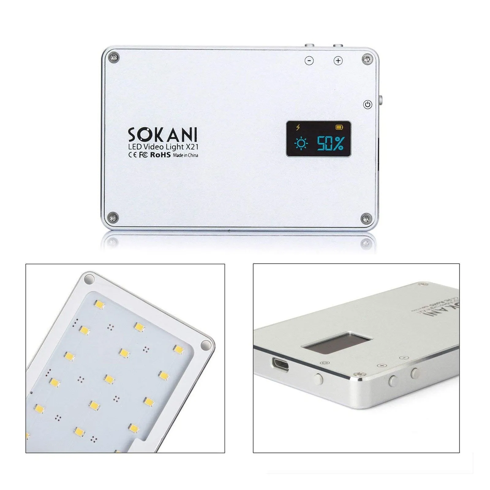 Sokani X21 Compact LED Video Light