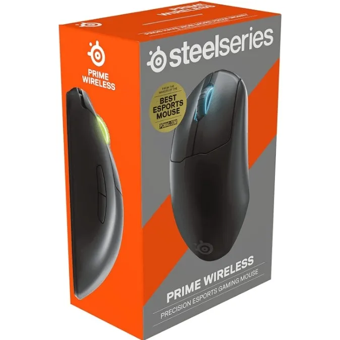 SteelSeries Prime Gaming Wireless Mouse Lightweight RGB Lights eSports