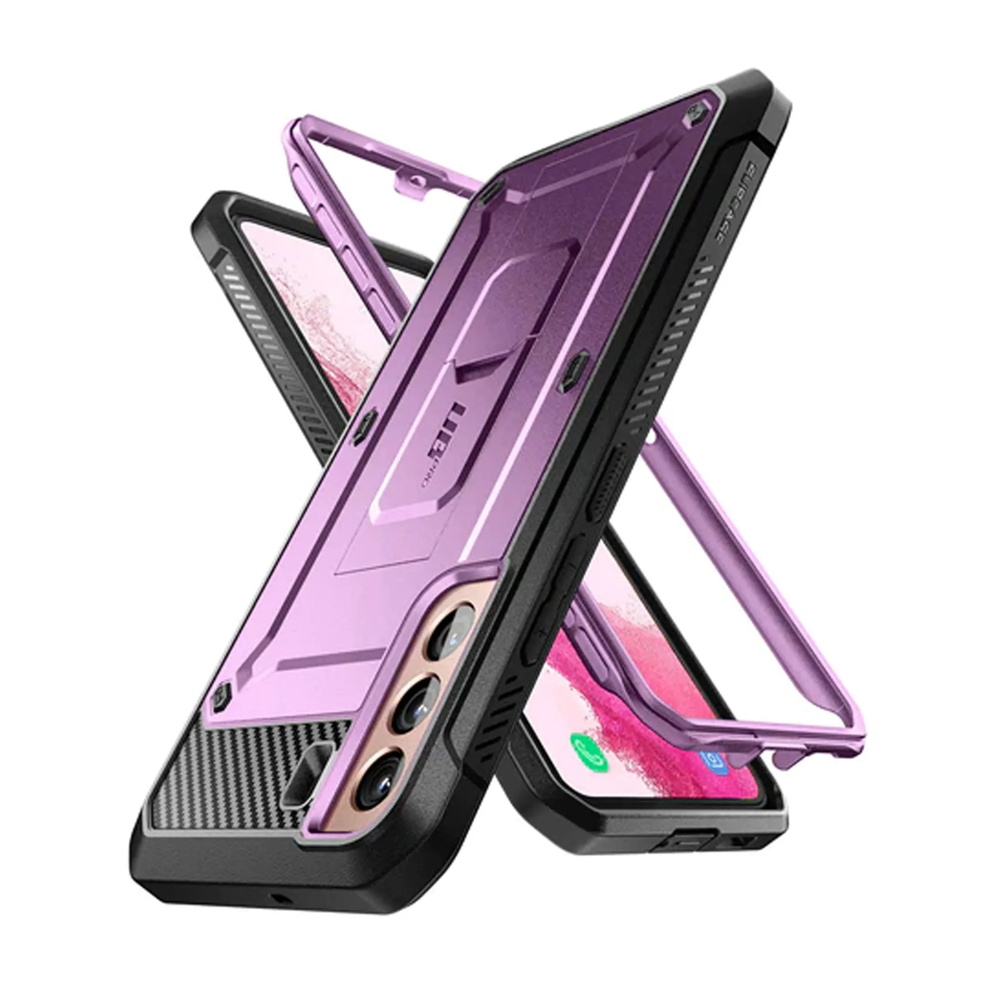 Supcase Unicorn Beetle Pro Rugged Case for Samsung Galaxy S22 - Metallic Purple (Barcode: 843439116108 )