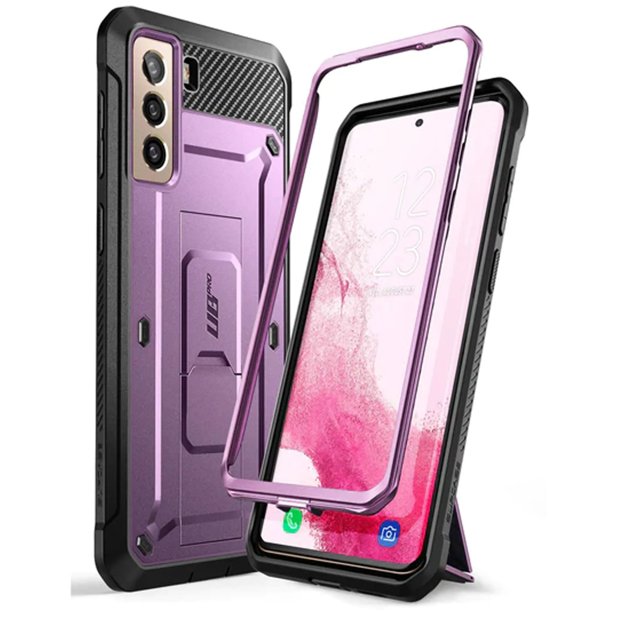 Supcase Unicorn Beetle Pro Rugged Case for Samsung Galaxy S22 - Metallic Purple (Barcode: 843439116108 )