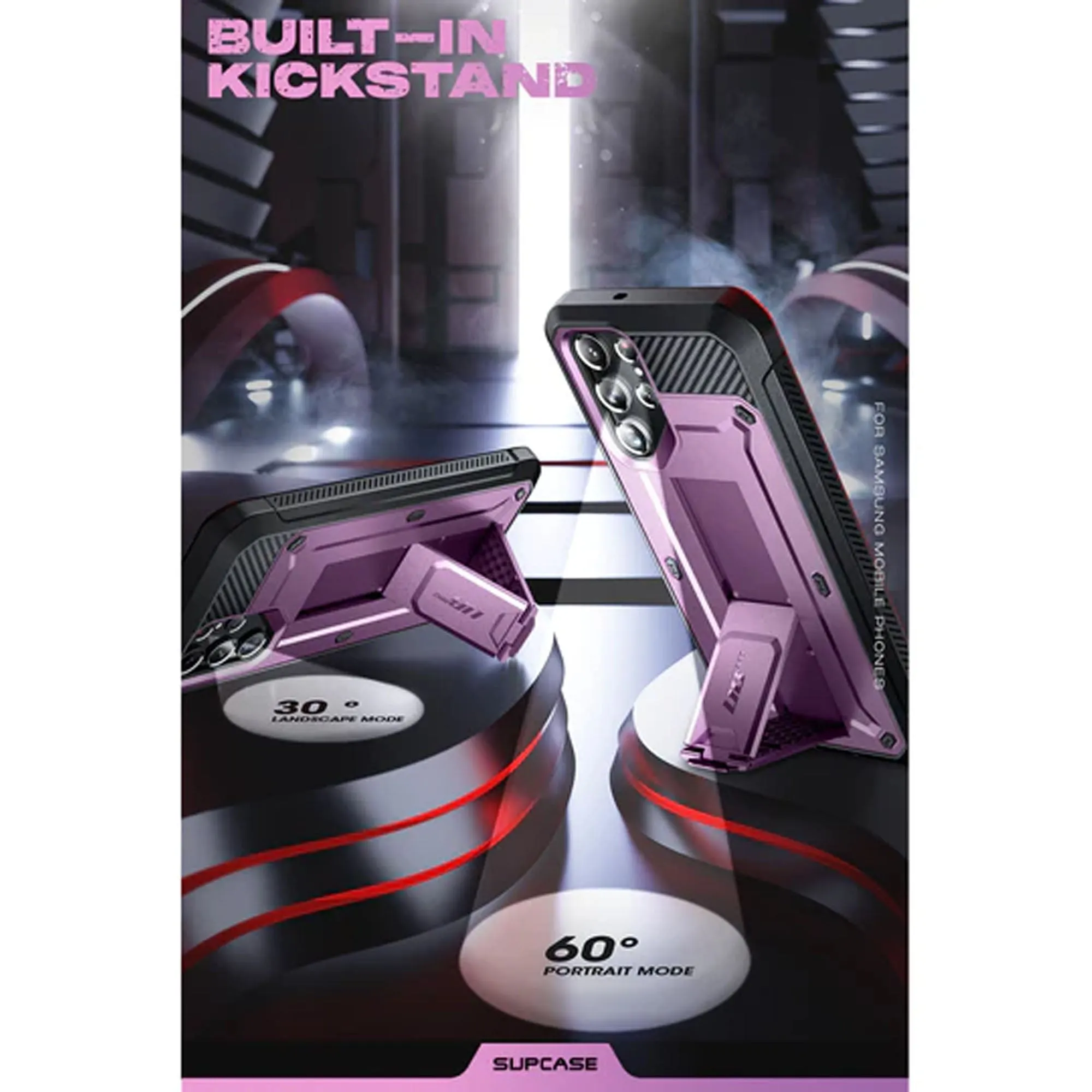 Supcase Unicorn Beetle Pro Rugged Case for Samsung Galaxy S22 - Metallic Purple (Barcode: 843439116108 )