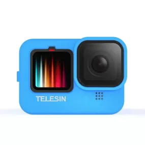 TELESIN Silicone Case For GoPro HERO13/12/11/10/9 With Lens Cap and Lanyard, 21041301