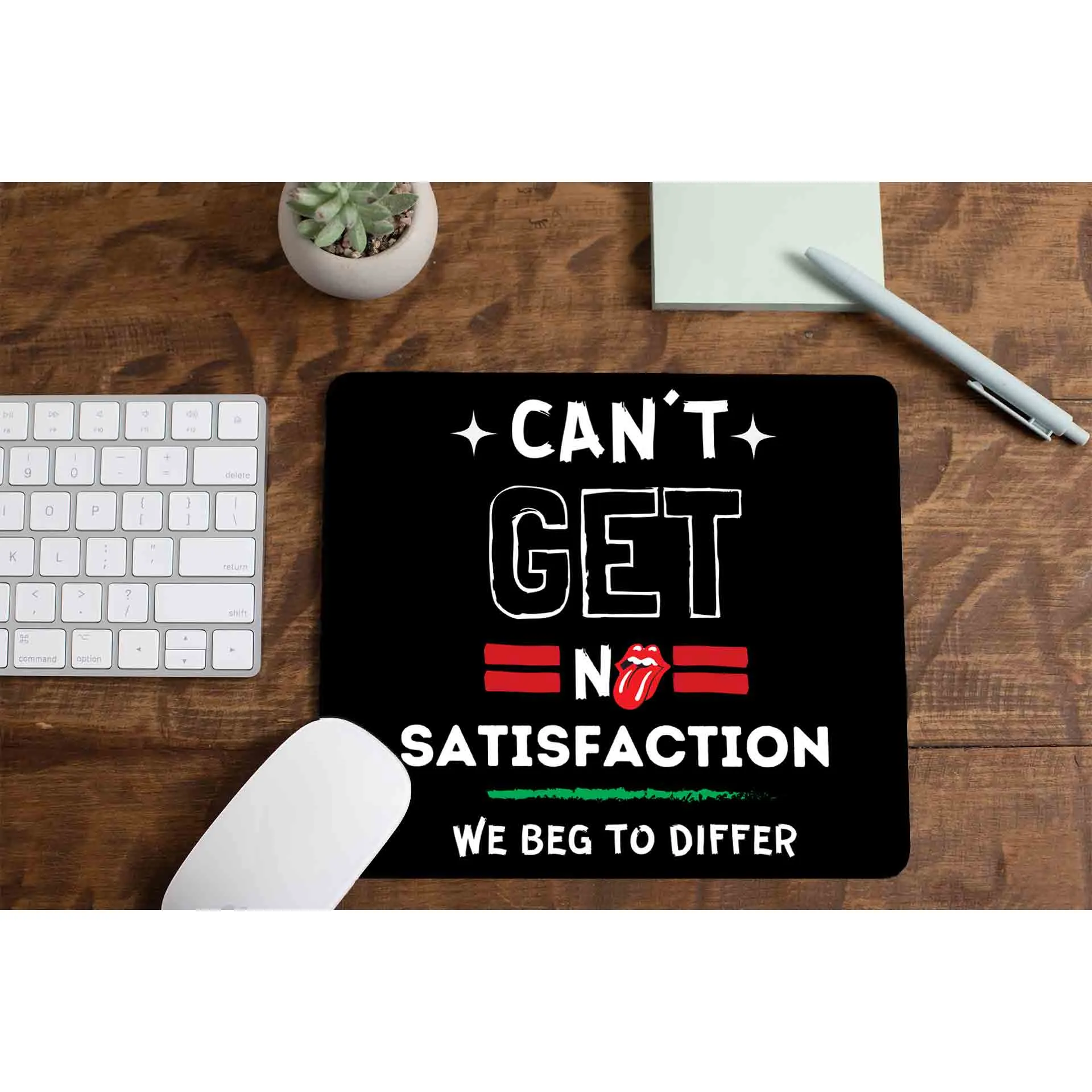 The Rolling Stones Mousepad - Can't Get No Satisfaction