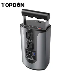 TOPDON - Hurricano200 - Portable Lithium Power Station - 12V - 200W - 36000MAh