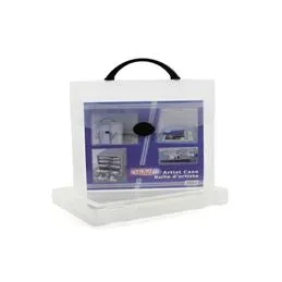 Transparent Carrying Case with Handle 10 x 13 in.