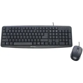 VERBATIM 99202 Slimline Corded USB Keyboard & Mouse