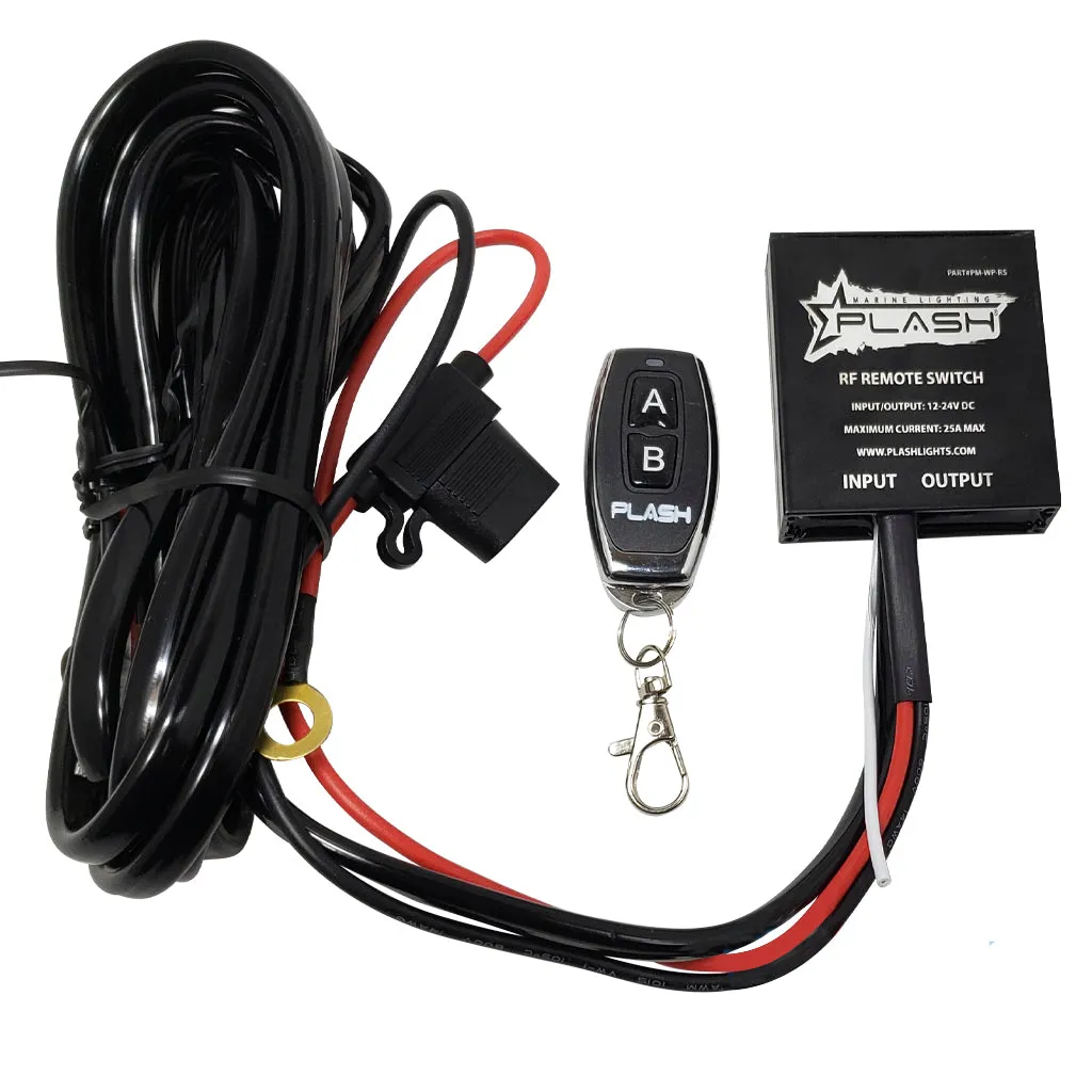 Waterproof Switch with Key Fob Remote - 25A