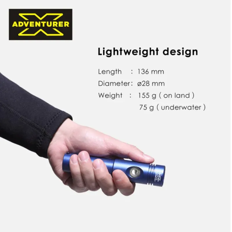 X Adventurer M1500 Scuba Diving Torch