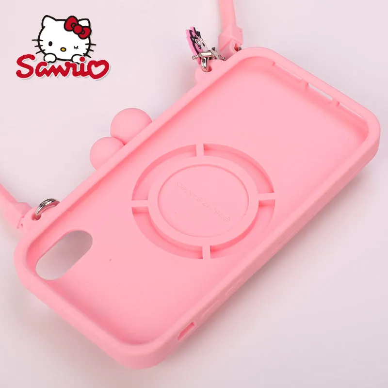 X-Doria Wit Hello Kitty Camera Bluetooth Self Timer 3D Silicone Shockproof Case for Apple iPhone XS/X