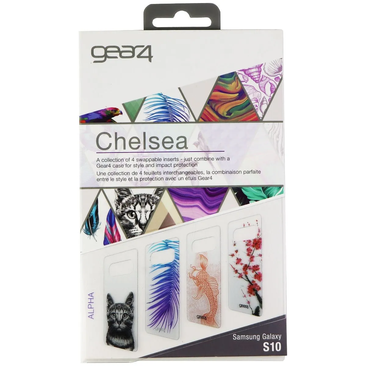 ZAGG Swappable Inserts for Galaxy S10 Chelsea Cases - Hypnotic Rebel Edition